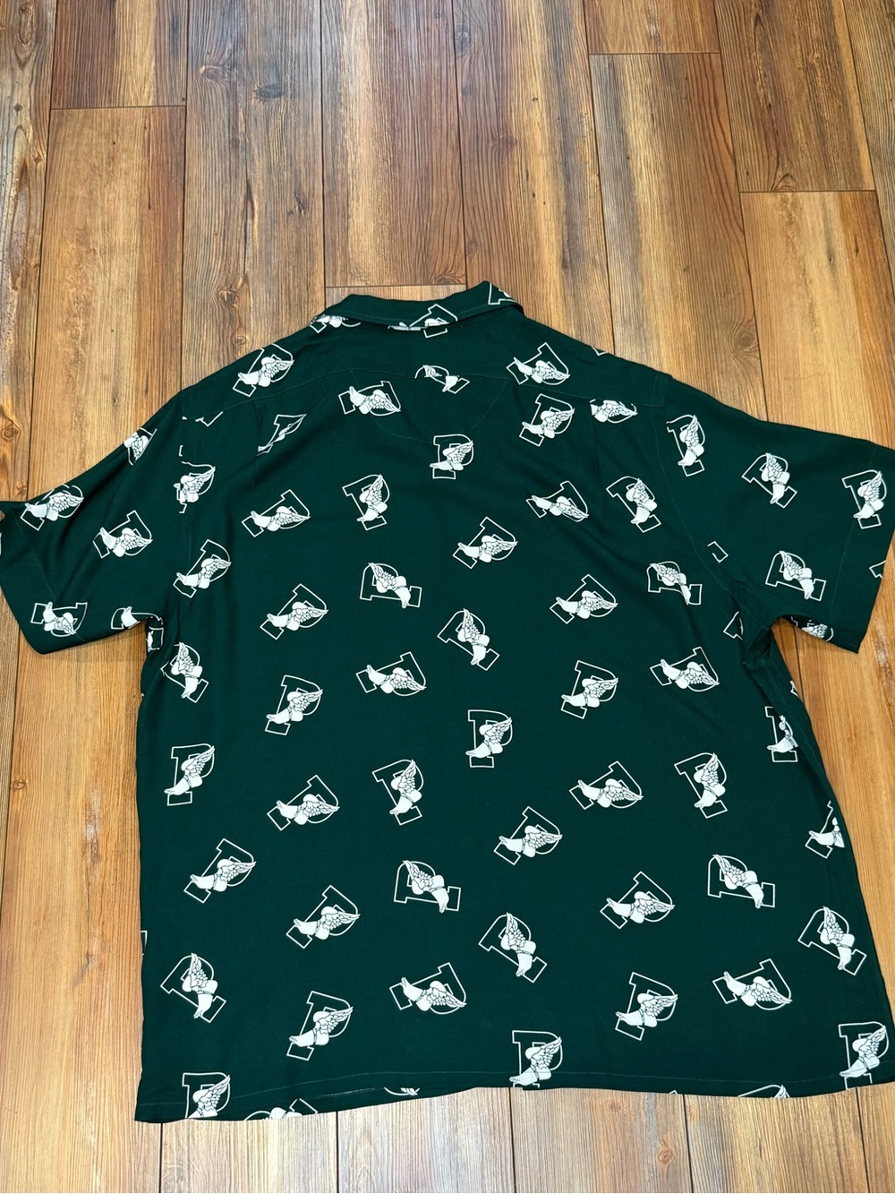 NWT Polo Ralph Lauren Green P-Wing Short-Sleeve Camp Polo Classic Fit Size XL - Picture 7 of 8
